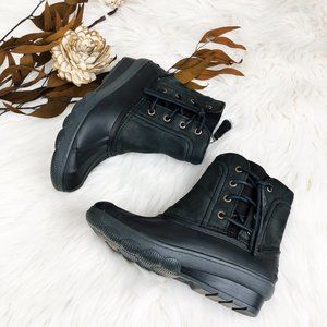 NEW Sperry Saltwater Wedge Spray Duck Boots